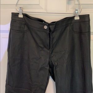Faux leather pants NWT